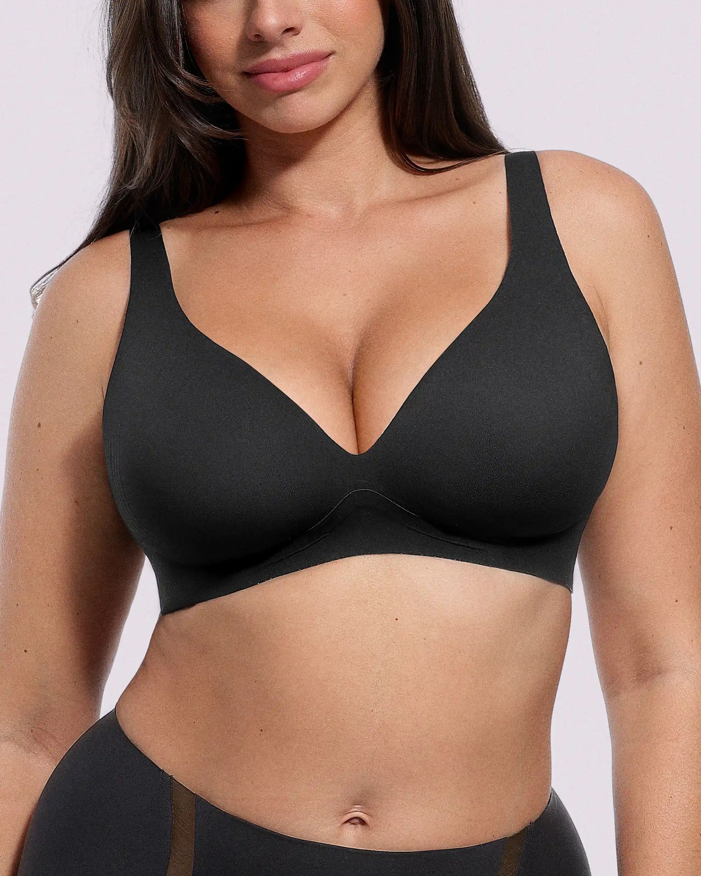 Curve Code™ LYCRA®FitSense™ Wireless V-Neck Bra