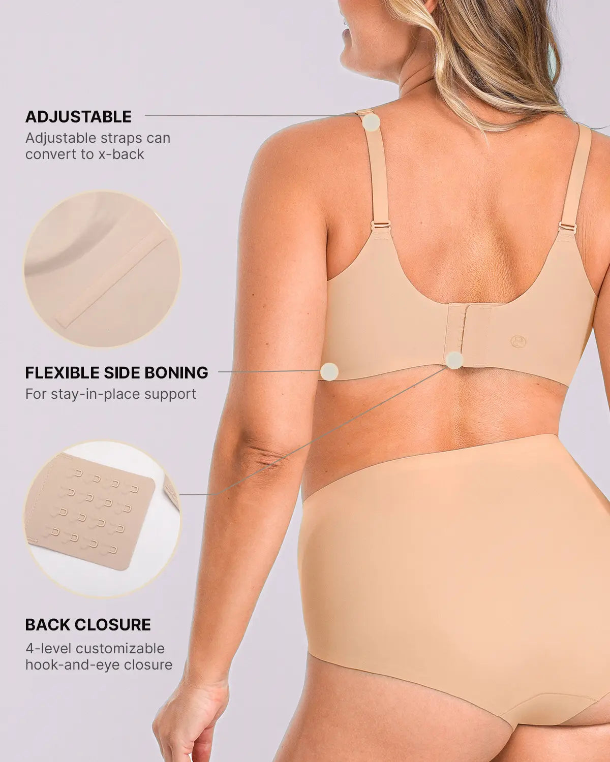 Curve Code™ Contour True Support Bra
