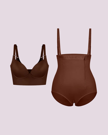 Push-Up Bra + High-Waisted Brief Bundle