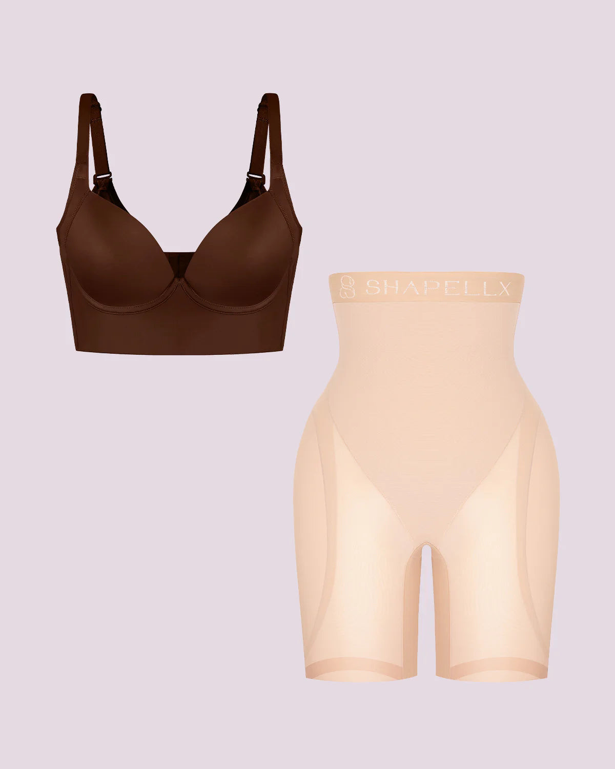 Push-Up Bra + Hip Enhancer Padded Short Bundle