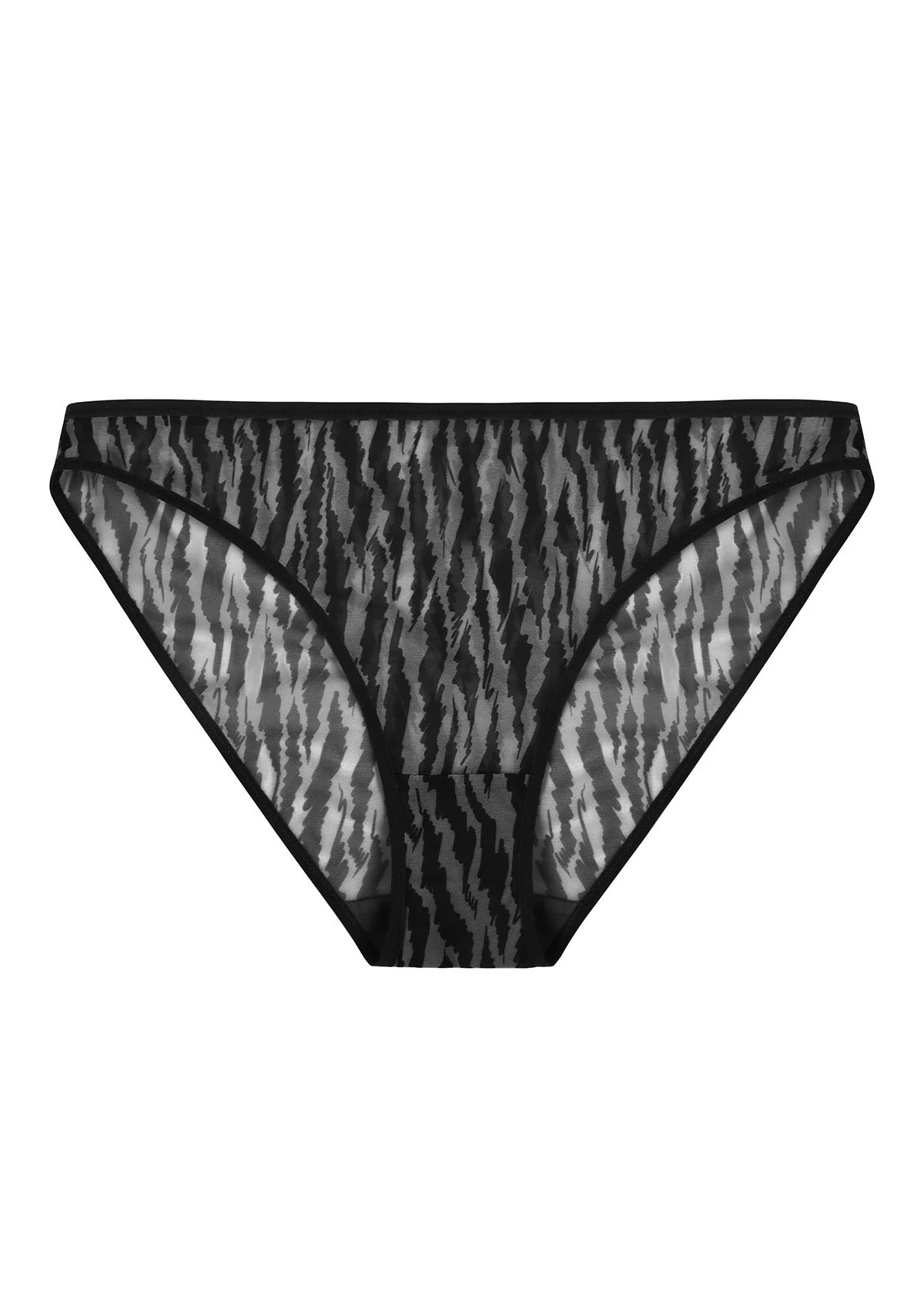 Zebra Wild Unlined Underwire Mesh Bra