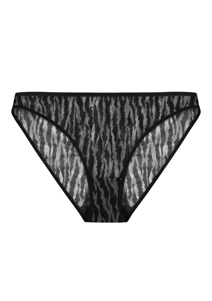Zebra Wild Unlined Underwire Mesh Bra
